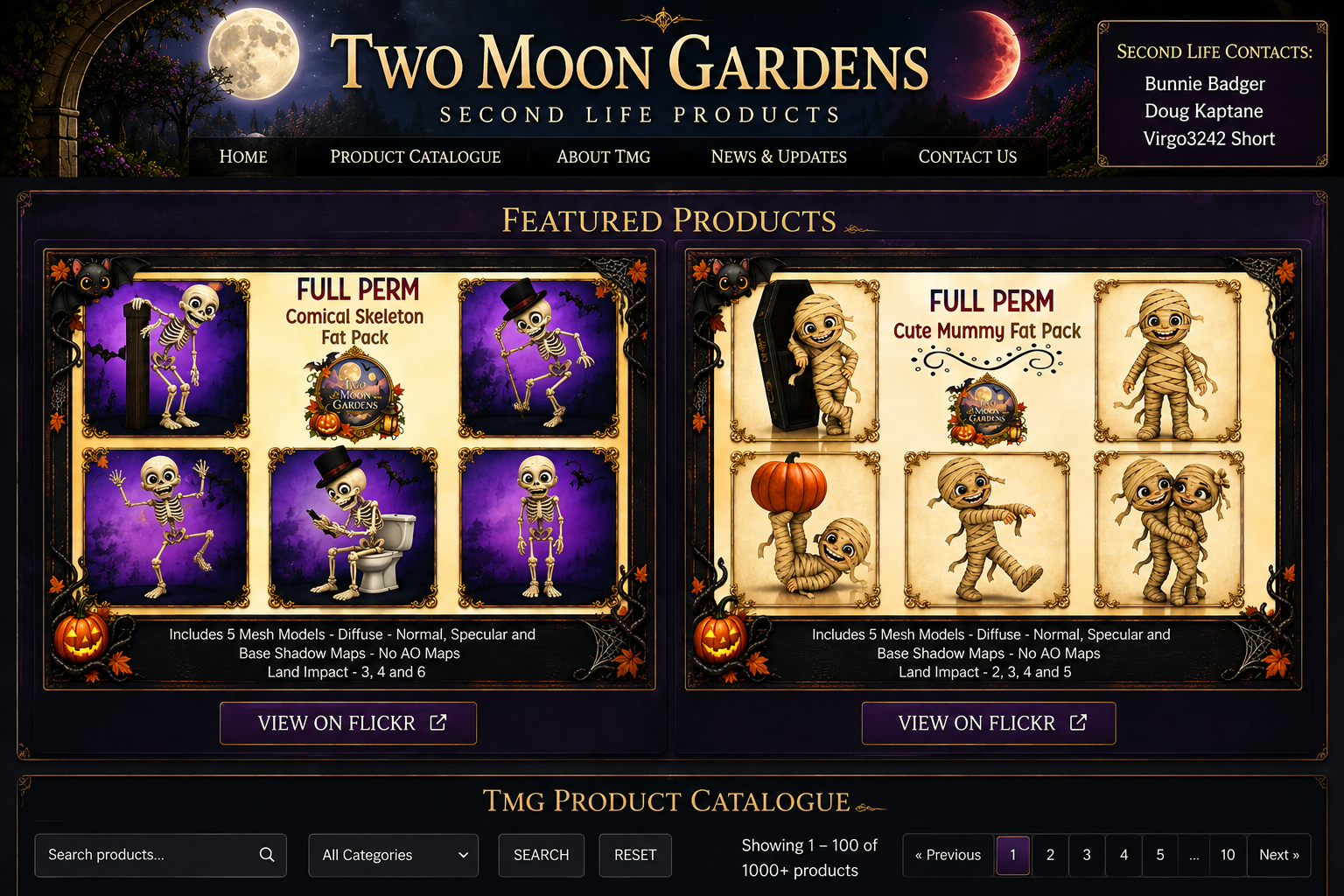 Featured products showcase