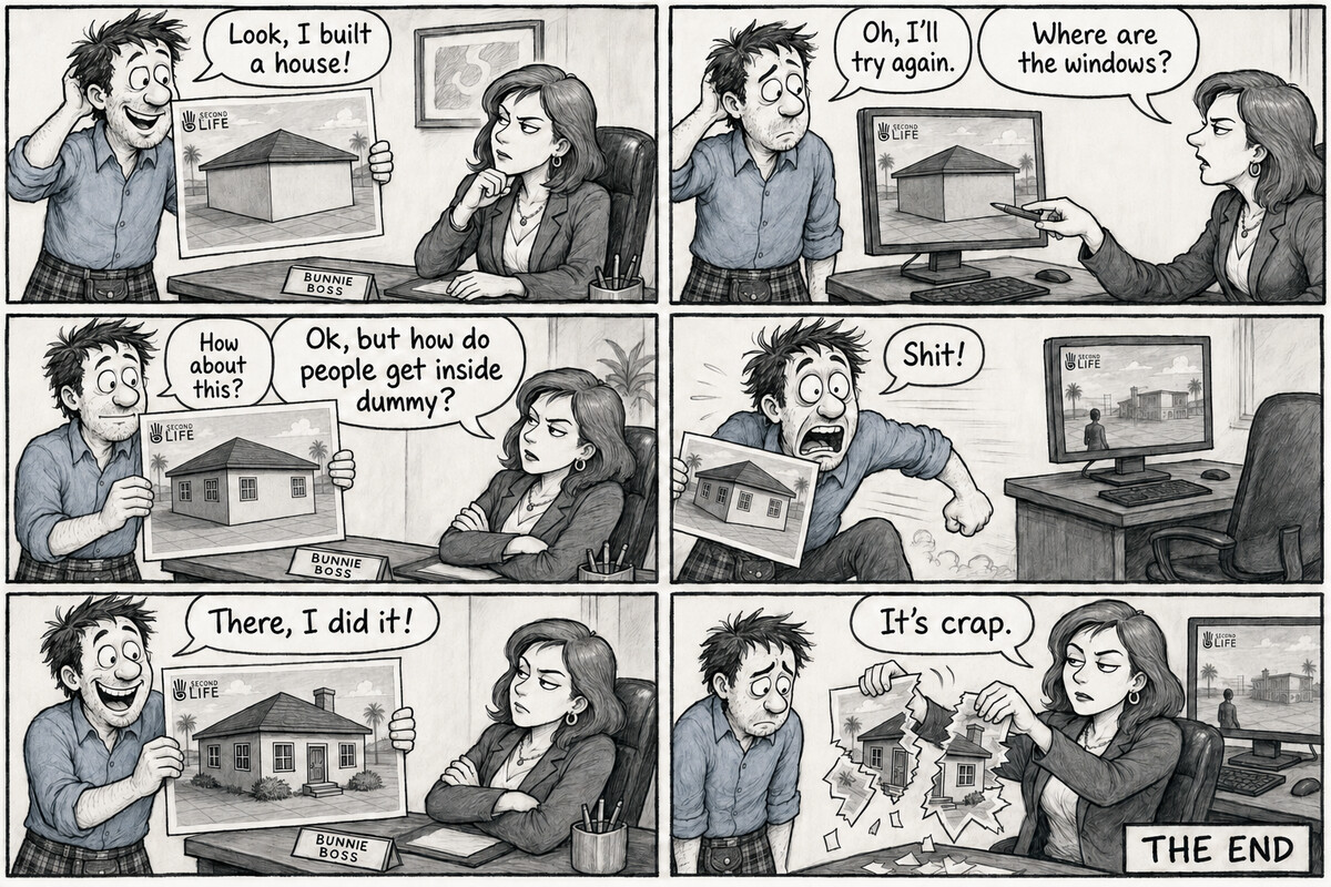 Comic sketch: Just another day at the TMG office